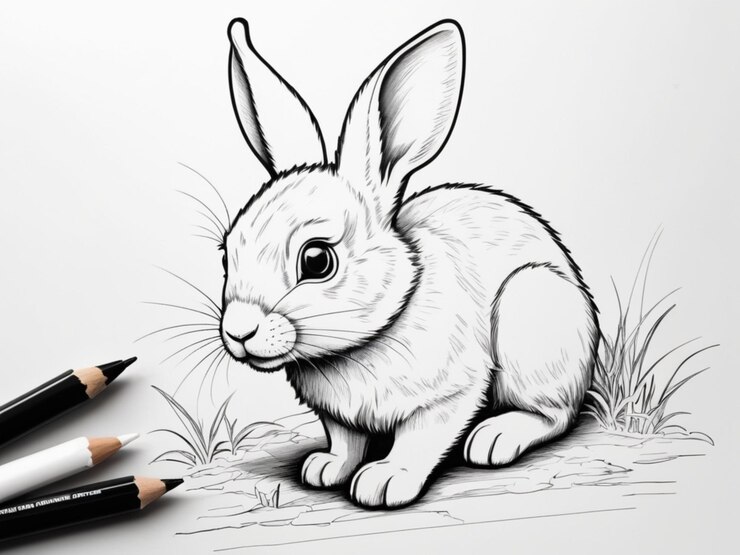 Mastering the Art of drawing:qckadq6trwq= bunny